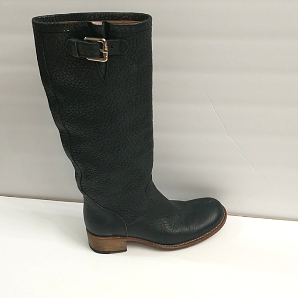 Free Lance black leather women's boots from france size 6